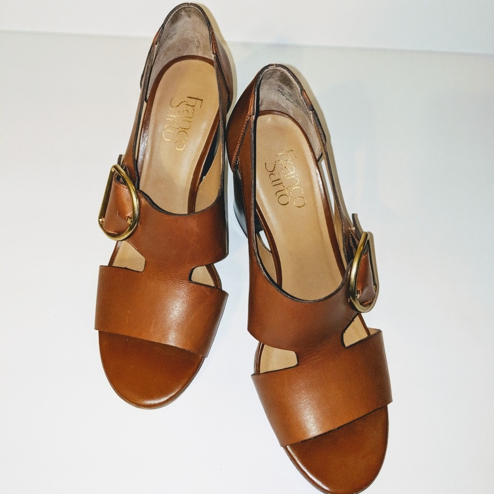 Franco Sarto Mirabel brown heels
